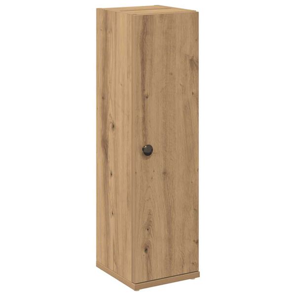 vidaXL Meuble de salle de bain avec porte-rouleau ch&ecirc;ne artisanal