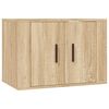 vidaXL Ensemble de meubles TV 2 pcs ch&ecirc;ne sonoma bois d'ing&eacute;nierie