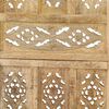 vidaXL Cloison de s&eacute;paration 5 panneaux 200x165 cm Bois de manguier