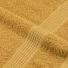 vidaXL Serviettes de toilette FROGN 2 pi&egrave;ces Or 30x30 cm 360 g/m&sup2;