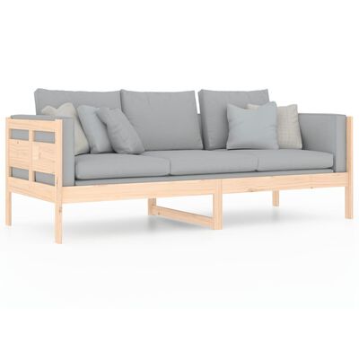 vidaXL Lit de jour sans matelas bois de pin massif 80x200 cm