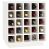 vidaXL Armoire &agrave; vin Blanc 55,5x34x61 cm Bois de pin massif