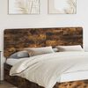 vidaXL T&ecirc;te de lit Ch&ecirc;ne fum&eacute; 200 cm Bois d'ing&eacute;nierie