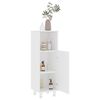 vidaXL Ensemble de meubles de bain 3 pcs Blanc Bois d'ingénierie