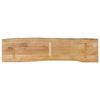 vidaXL Dessus de table 180x40x3,8 cm bord vivant bois massif manguier