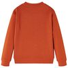 Sweat-shirt pour enfants rouill&eacute; clair 116