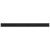 vidaXL Appui de fen&ecirc;tre Noir avec grain de bois 160 x 10 x 4,5 cm PVC