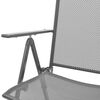 vidaXL Ensemble &agrave; manger d'ext&eacute;rieur 5 pcs avec chaises pliables Acier