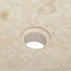 vidaXL Lavabo Cr&egrave;me 50x35x10 cm Marbre