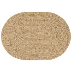 vidaXL Tapis ZIZUR Marron 170 x 120 cm Polypropyl&egrave;ne