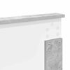 vidaXL Cadre de lit B&eacute;ton 140 x 200 cm Bois de pin massif