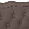 vidaXL Banc Chesterfield Marron 119,5 x 64,5 x 75 cm Cuir synth&eacute;tique