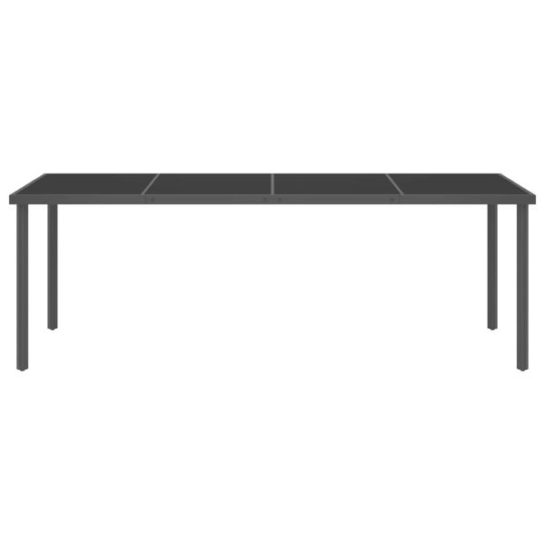 vidaXL Mobilier de salle &agrave; manger d'ext&eacute;rieur 7 pcs Acier