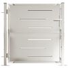 vidaXL Portail de jardin 100 x 100 cm en acier inoxydable