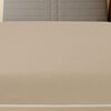vidaXL Drap-housse Jersey Taupe 90x200 cm Coton