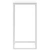 vidaXL Table d'appoint Blanc 40x30x59 cm Bois d'ing&eacute;nierie