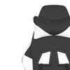 vidaXL Chaise de jeu de massage Noir et blanc Similicuir