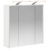 vidaXL Armoire Miroir de Salle de Bain Blanc 63,5 x 16 x 62,5 cm