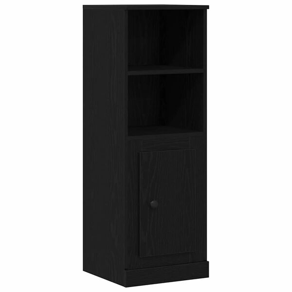 vidaXL Highboard Chêne noir 36 x 35,5 x 103,5 cm Bois d'ingénierie
