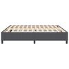 vidaXL Cadre de lit plateforme Gris fonc&eacute; 200 x 200 cm tissu