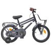 vidaXL V&eacute;lo pour Enfants 14 Pouces pour les 3-5 ans Gris fonc&eacute;