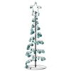 vidaXL Sapin de No&euml;l &agrave; LED avec boules 100 LED blanc chaud 150 cm