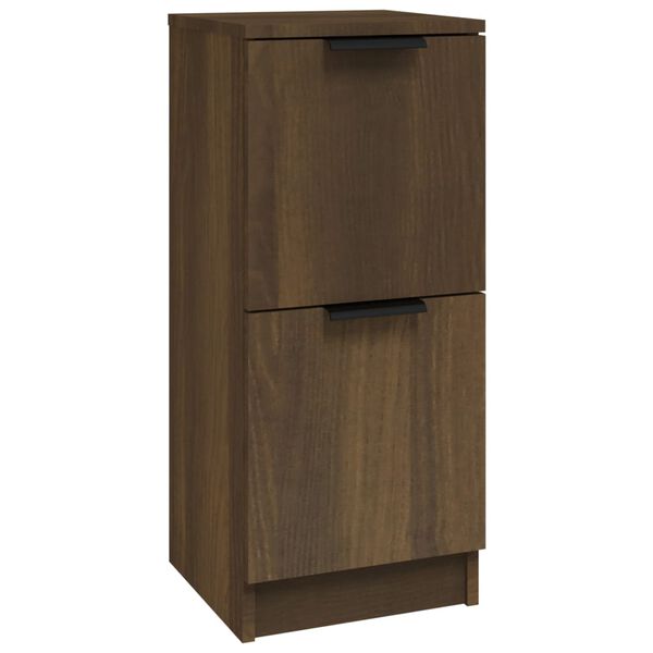 vidaXL Buffet Ch&ecirc;ne marron 30x30x70 cm Bois d'ing&eacute;nierie
