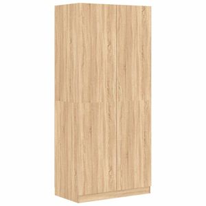vidaXL Garde-robe Ch&ecirc;ne sonoma 90x52x200 cm Bois d&rsquo;ing&eacute;nierie