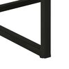 vidaXL Table console Marron 90 x 35 x 75 cm Bois d'Acacia Massif