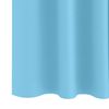 vidaXL Rideaux occultants avec anneaux 2 pcs Bleu clair 245 x 140 cm