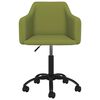 vidaXL Chaises pivotantes &agrave; manger lot de 6 Vert clair Velours
