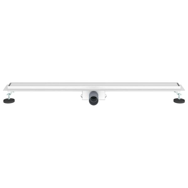 vidaXL 2 en 1 Drain de Douche Argent&eacute; 90 cm Acier Inox 304