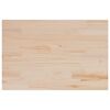 vidaXL Dessus de table 80x50x1,7 cm rectangulaire bois de pin massif