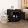 vidaXL Table de chevet noir 44x35x45 cm bois d&rsquo;ing&eacute;nierie