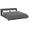 vidaXL Duvet complet toute l'ann&eacute;e Gris clair 240 x 260 cm Microfibre