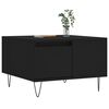 vidaXL Table basse noir 55x55x36,5 cm bois d'ing&eacute;nierie
