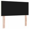 vidaXL T&ecirc;te de lit avec t&ecirc;te de lit Cr&egrave;me 90 cm Cuir synth&eacute;tique