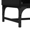 vidaXL Buffet Ch&ecirc;ne noir 35 x 37 x 117 cm