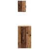 vidaXL Armoires de garage 2 pcs vieux bois bois d'ing&eacute;nierie