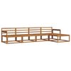 vidaXL Ensemble de canap&eacute;s d'ext&eacute;rieur 5 pc Naturel
