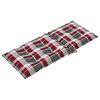 vidaXL Chaises inclinables de jardin et coussins lot de 6 Teck solide