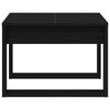 vidaXL Table basse Ch&ecirc;ne noir 50 x 50 x 35 cm Bois d'ing&eacute;nierie