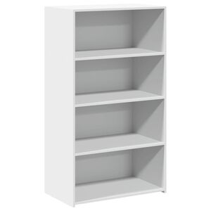 vidaXL Buffet haut blanc 70x41x124 cm bois d'ing&eacute;nierie
