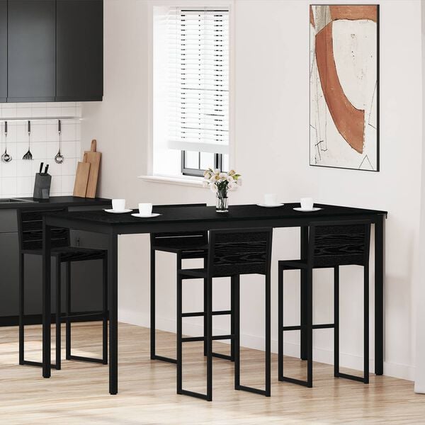 vidaXL Table de salle &agrave; manger / Table de repas Bois d'ing&eacute;nierie