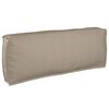 vidaXL Ensemble de Canap&eacute;s Uni 2 pcs Taupe Bois d'Acacia Massif