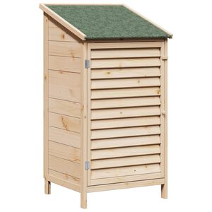 vidaXL Abri de jardin Naturel 59,5 x 56 x 113,5 cm