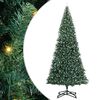 vidaXL Arbre de No&euml;l artificiel pr&eacute;-&eacute;clair&eacute; avec ensemble de boules