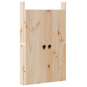 vidaXL Porte de cuisine MEPPEL Ch&ecirc;ne brun 50 x 9 x 82 cm