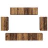 vidaXL Ensemble meuble TV 6 pcs Bois Ancien Bois d'ing&eacute;nierie