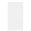 vidaXL Armoire murale avec portes en verre blanc 68x37x68,5 cm